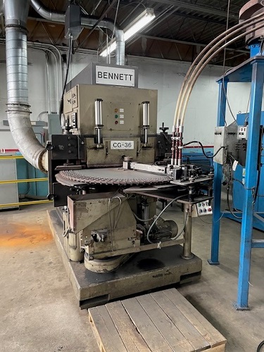 36 BENNETT #CG-36 AUTO-FEED SPRING GRINDER