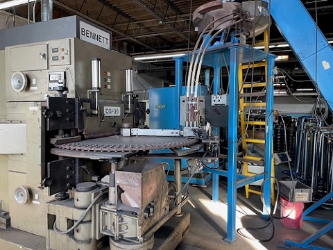 36 BENNETT #CG-36 AUTO-FEED SPRING GRINDER