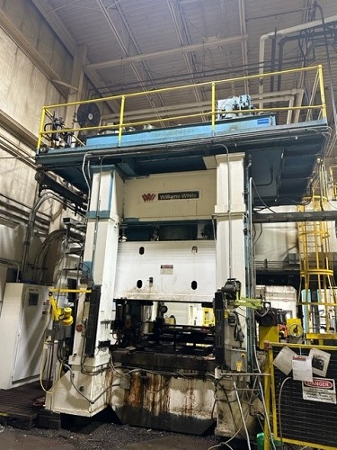600 TON WILLIAMS & WHITE HYDRAULIC PRESS