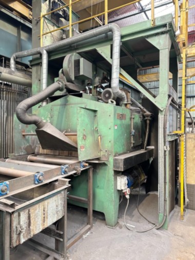 21 METER PANGBORN THROUGH-FEED SHOT BLAST MACHINE (1999)