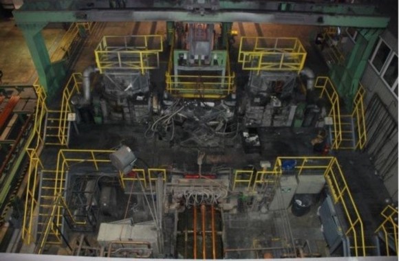 SMS COPPER TUBE CAST & ROLL-MELTING, CASTING, MILLING & 3-ROLL HRM ROLLING LINE