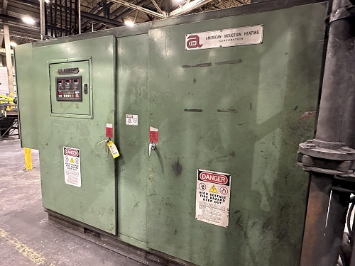 550 kW AMERICAN INDUCTION HEATING CORP AUTOMATIC BILLET INDUCTION HEATER SYSTEM