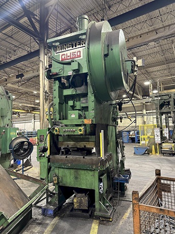 150 TON MINSTER MODEL #G1-150 OBS GAP FRAME PRESS