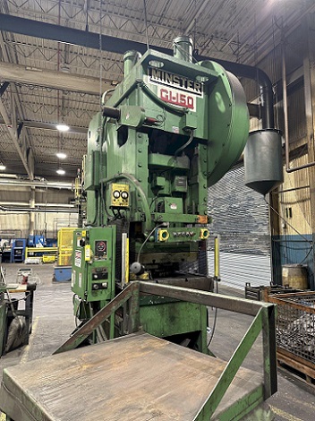 150 TON MINSTER MODEL #G1-150 OBS GAP FRAME PRESS