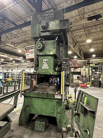 200 TON STAMTEC MODEL #G1-200 (NEW 2000) GAP FRAME PRESS