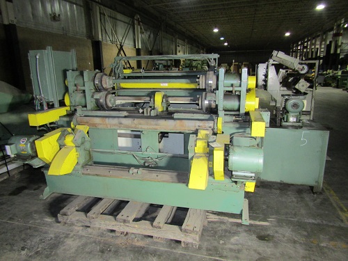 50 ROWE MDL. VFT-4-50 SEVEN ROLL FLATTENER W/ INLINE EDGE TRIMMER & SCRAP