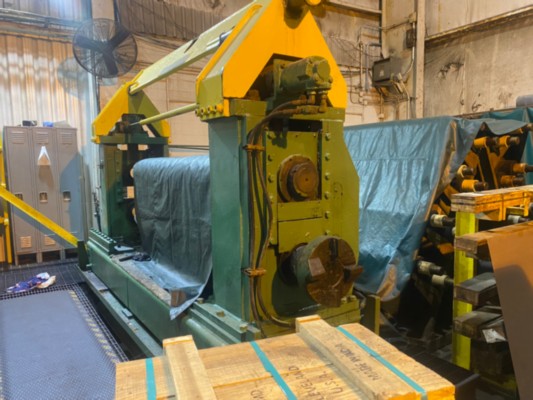 72 x .500 TWO (2) PRO-ECO SLITTER HEADS WITH PINCH ROLLS, SIDE GUIDES & FEED-