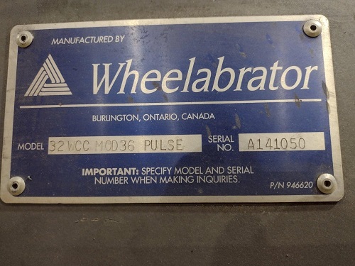 6 X (2) 15 HP WHEEL WHEELABRATOR SKEW ROLL PIPE & BAR SHOT BLAST BLASTER