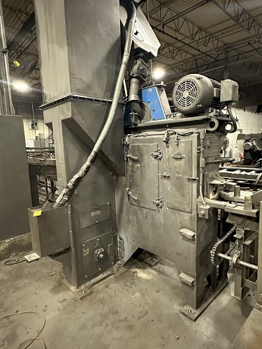 6 X (2) 15 HP WHEEL WHEELABRATOR SKEW ROLL PIPE & BAR SHOT BLAST BLASTER