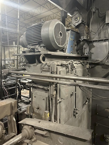 6 X (2) 15 HP WHEEL WHEELABRATOR SKEW ROLL PIPE & BAR SHOT BLAST BLASTER