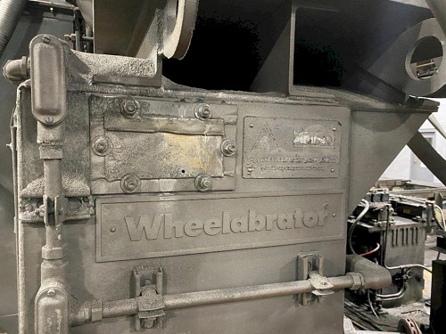 6 X (2) 15 HP WHEEL WHEELABRATOR SKEW ROLL PIPE & BAR SHOT BLAST BLASTER