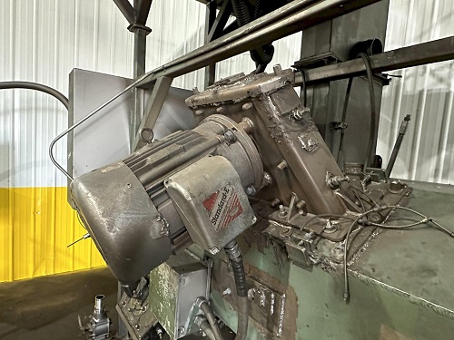 BCP MDL #A4-7620 3-WHEEL PASS THROUGH BLAST MACHINE, RECLAIM & DUST COLLECTOR