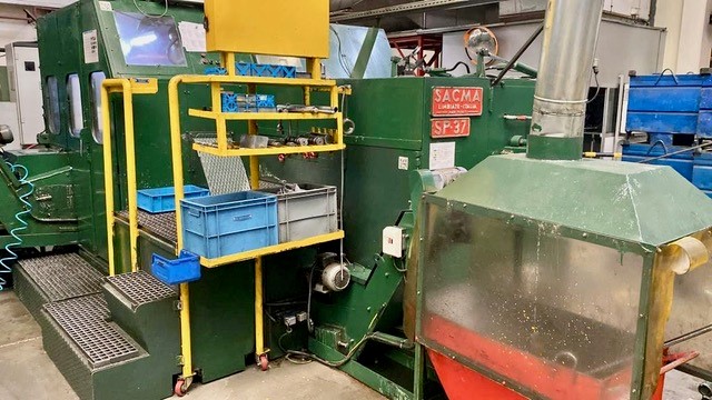 1/2 X 3-1/2 SACMA MODEL SP-37, 4-DIE 5-STATION BOLT MAKER