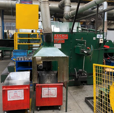 1/2 X 3-1/2 SACMA MODEL SP-37, 4-DIE 5-STATION BOLT MAKER