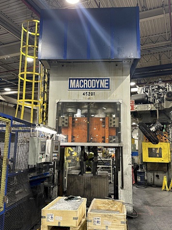 400 TON MACRODYNE HYDRAULIC FORGING PRESS, NEW 2013