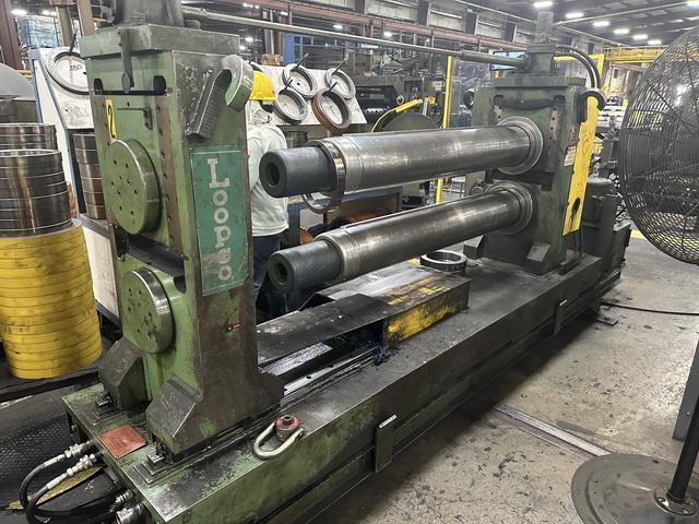 60 x .250 x 50,000# Braner Loopco Dual Head Loop Slitting Line