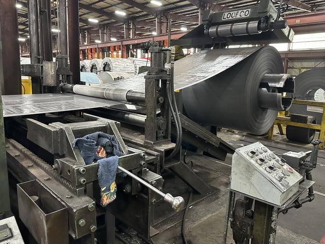 60 x .250 x 50,000# Braner Loopco Dual Head Loop Slitting Line