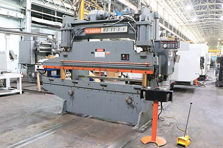 55 TON x 10' NIAGARA HYD. PRESS BRAKE MODEL HD-55-6-8