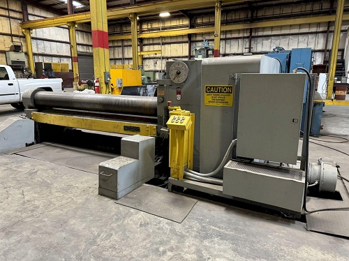 10' X 3/4 BERTSCH 3 ROLL INITIAL PINCH MECHANICAL PLATE ROLL