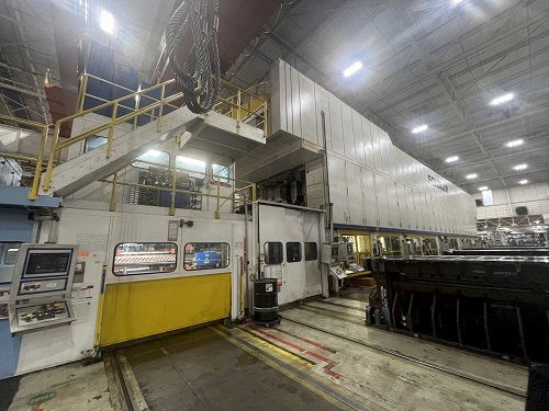 2500 & (4) 1250 TON SCHULER MDL HZPUI HYDRAULIC TANDEM PRESS LINE