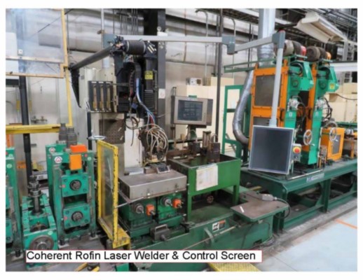 60.5MM KUSAKABE STAINLESS STEEL RAFTED LASER TUBE MILL