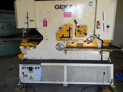 165 TON GEKA MODEL HYDRACORP 165S HYDRAULIC IRONWORKER
