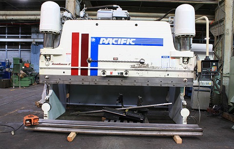 350 TON X 12' PACIFIC HYD. MODEL#FF350-12-I PRESS BRAKE W/ HURCO 5C BACK GAUGE