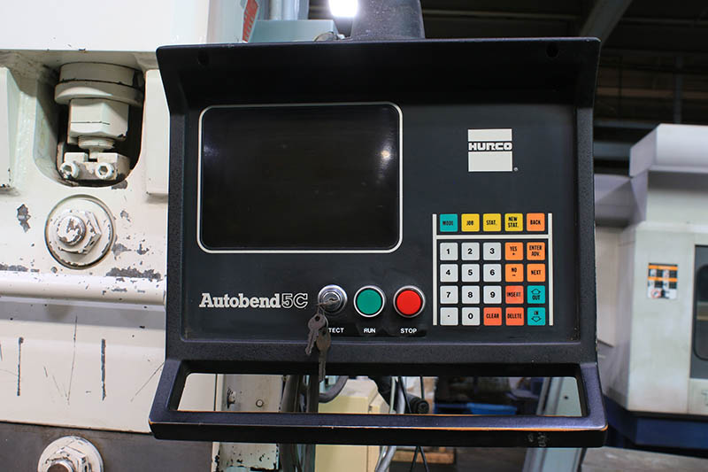 350 TON X 12' PACIFIC HYD. MODEL#FF350-12-I PRESS BRAKE W/ HURCO 5C BACK GAUGE