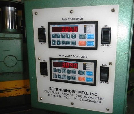 12' X 160 TON BETENBENDER MODEL#12'-160 HYDRAULIC PRESS BRAKE