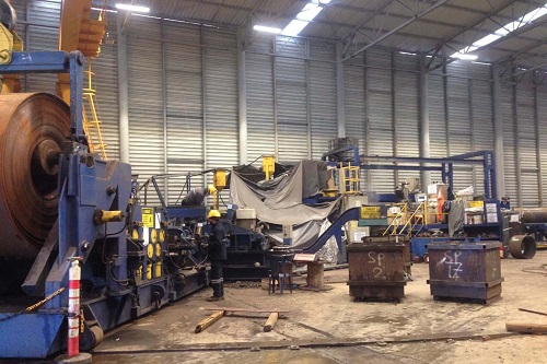 2235MM X 20MM API OZEMEK SPIRAL PIPE MILL