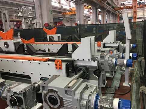 3000 TON GALDABINI MODEL TWIN 3000 AUTOMATIC PIPE STRAIGHTENING MACHINE