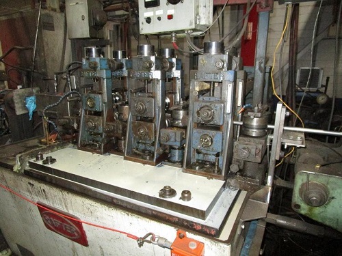 1 1/2 X .083 RAFTER LASER STAINLESS TUBE MILL LINE W/ IN-LINE BRIGHT ANNEALING