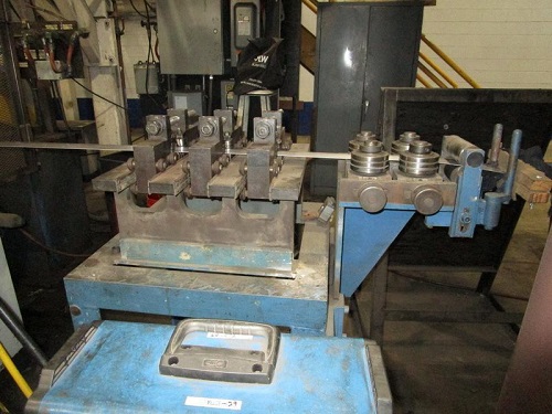 1 1/2 X .083 RAFTER LASER STAINLESS TUBE MILL LINE W/ IN-LINE BRIGHT ANNEALING