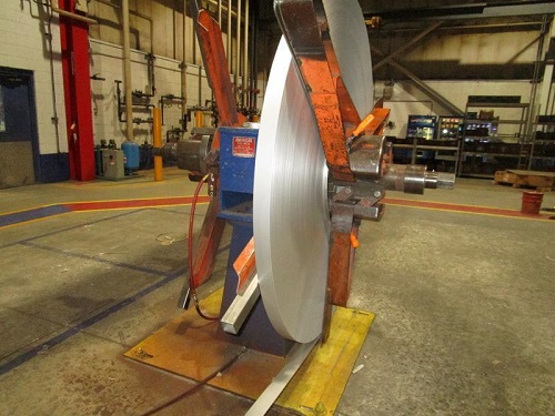 1 1/2 X .083 RAFTER LASER STAINLESS TUBE MILL LINE W/ IN-LINE BRIGHT ANNEALING