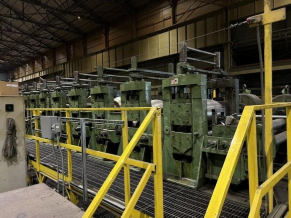 8 x .354 McKay Stainless Tube Mill Line with Oto Mills Turks Heads