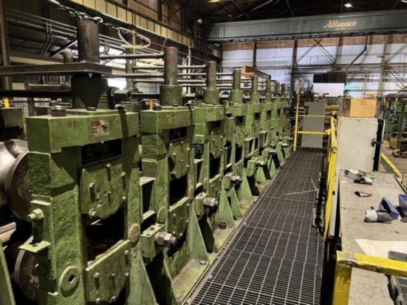 8 x .354 McKay Stainless Tube Mill Line with Oto Mills Turks Heads