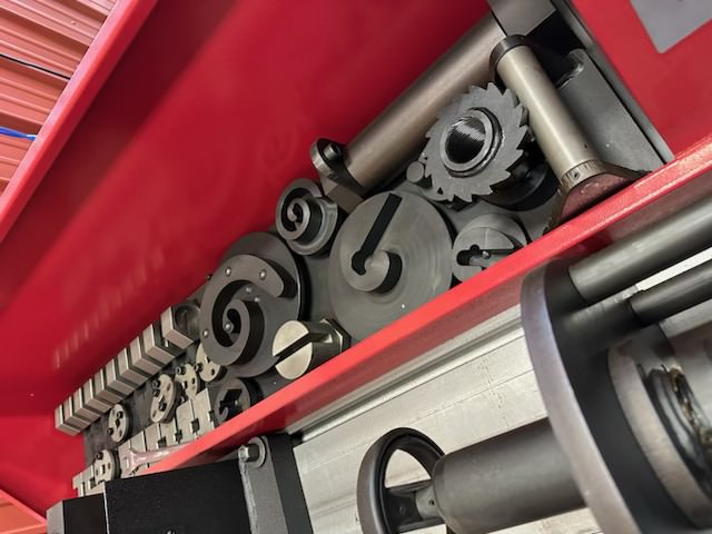 NARGESA MT-500A INDUSTRIAL BAR TWISTING AND SCROLLING MACHINE