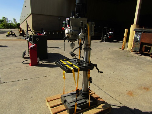 JET GHD-20PFT GEARED HEAD DRILLING/TAPPING DRILL PRESS WITH POWER DOWNFEED