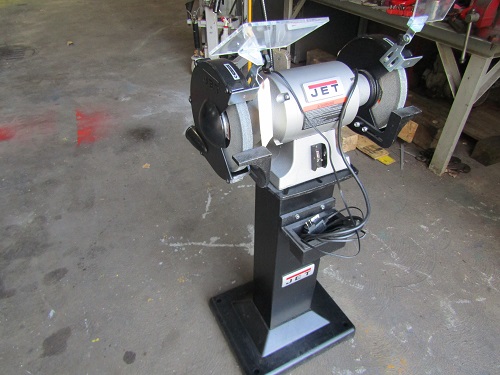 10 JET MDL. JBG-10B SHOP PEDESTAL GRINDER