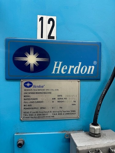 HERDON CSX-40T CNC WIRE FORMER