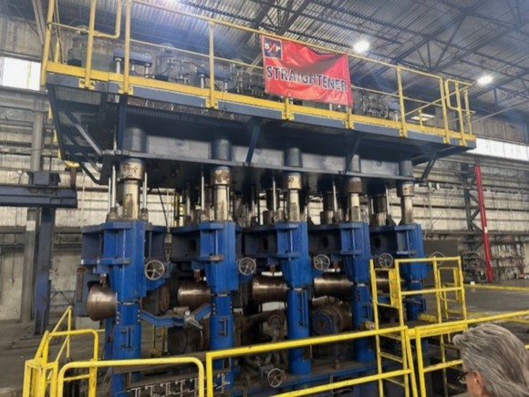 16 SXP MDL. 420 HEAVY WALL 7 ROLL PIPE STRAIGHTENER