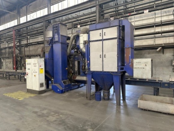 40 AGTOS OCEAN MACHINERY PROFILE/PIPE SHOT BLAST MACHINE