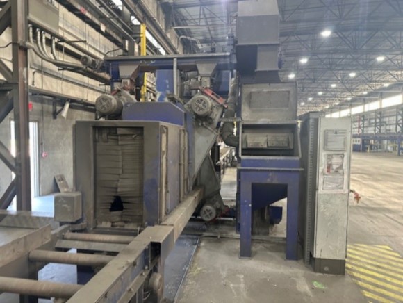 40 AGTOS OCEAN MACHINERY PROFILE/PIPE SHOT BLAST MACHINE