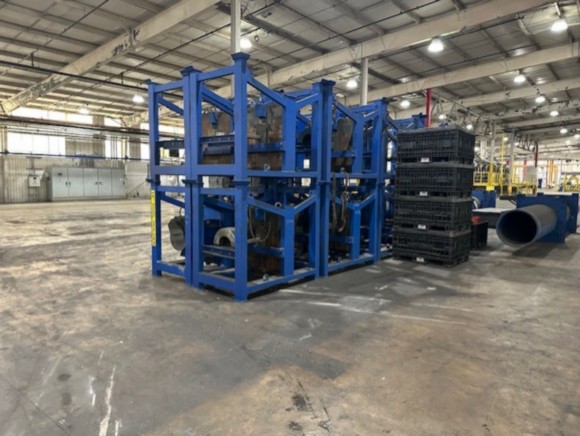 14 SXP SEAMLESS TUBE HYDROTESTING MACHINE W/ HIGH PRESSURE PUMPS