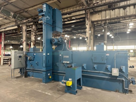 18 VIKING BLAST & WASH SYSTEMS OD PIPE / ROD SHOT BLAST MACHINE, NEW 2023