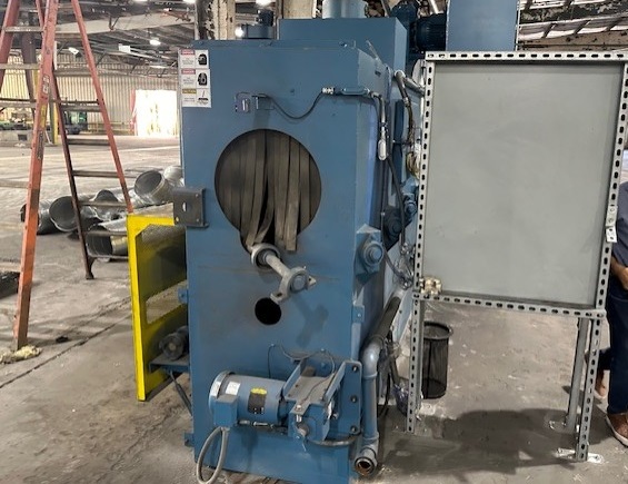 18 VIKING BLAST & WASH SYSTEMS OD PIPE / ROD SHOT BLAST MACHINE, NEW 2023