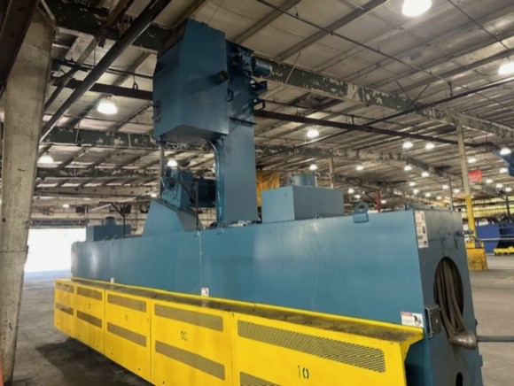 18 VIKING BLAST & WASH SYSTEMS OD PIPE / ROD SHOT BLAST MACHINE, NEW 2023