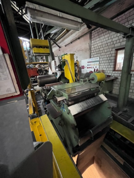 FROHLING 350MM PRECISION RING SLITTING LINE, DOUBLE LOOP