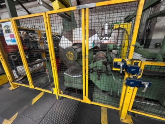 FROHLING 350MM PRECISION RING SLITTING LINE, DOUBLE LOOP