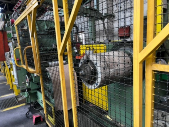 FROHLING 350MM PRECISION RING SLITTING LINE, DOUBLE LOOP